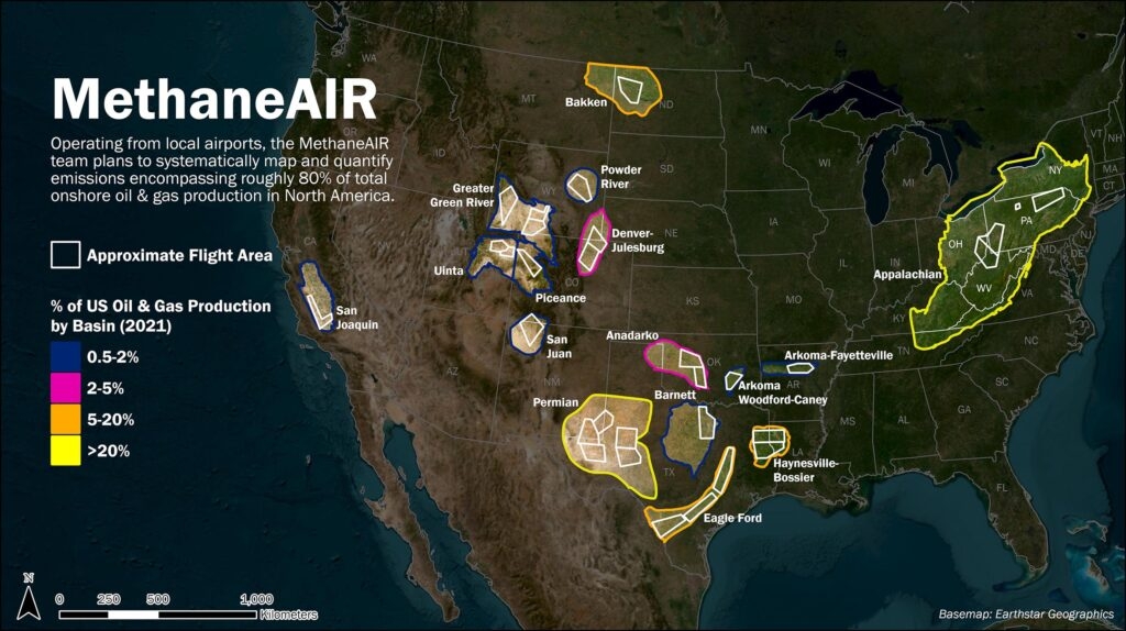 MAIR targets map