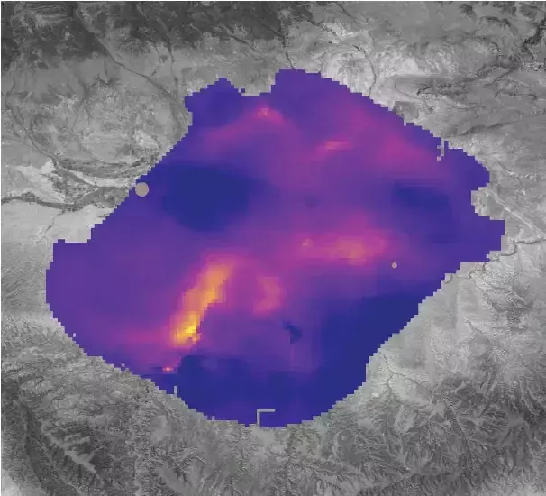 Uinta Basin satellite imagery