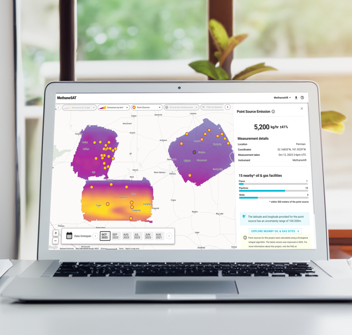 MethaneSAT Web Portal