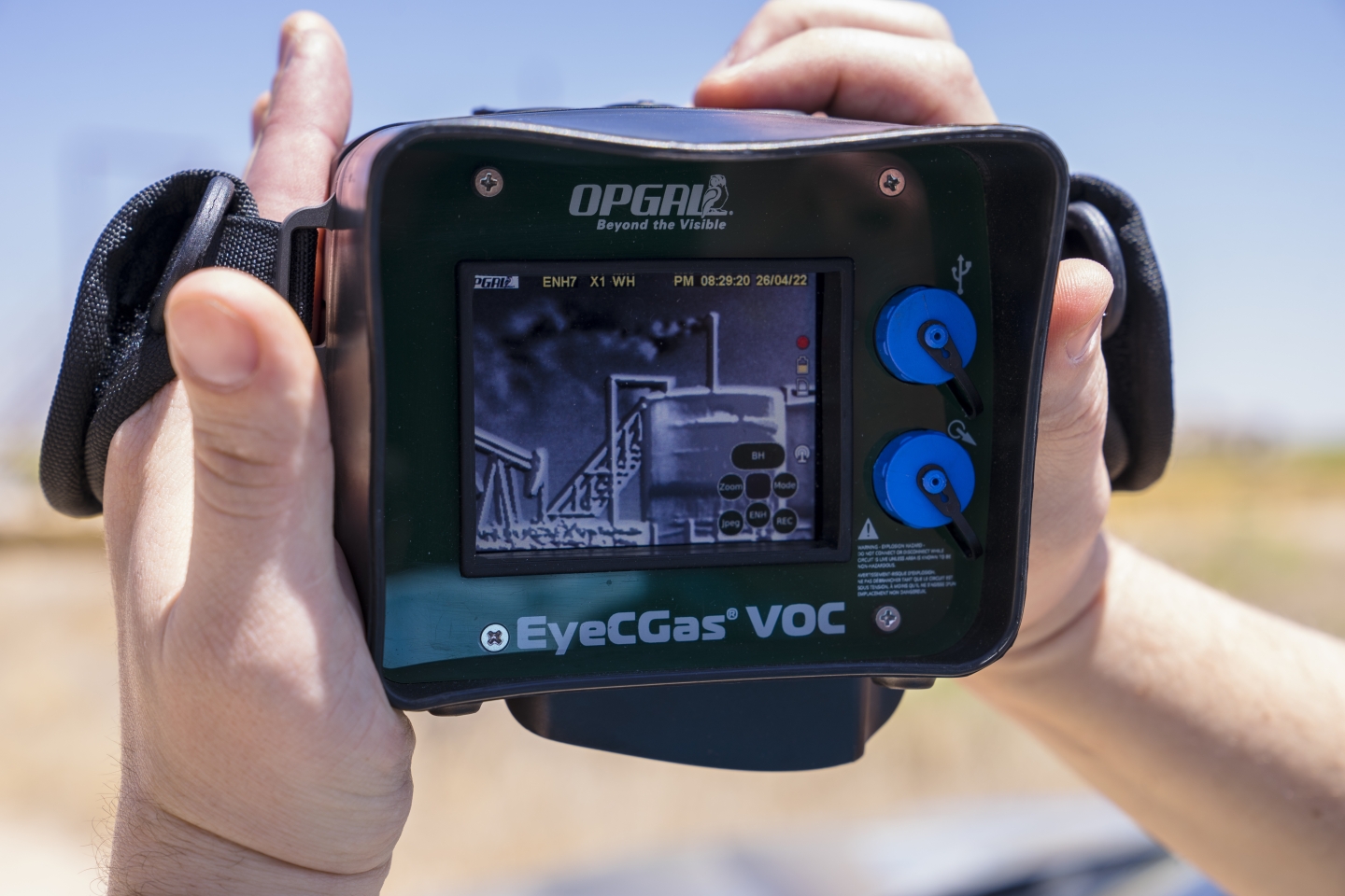 Handheld cameras can detect methane emissions at the facility level