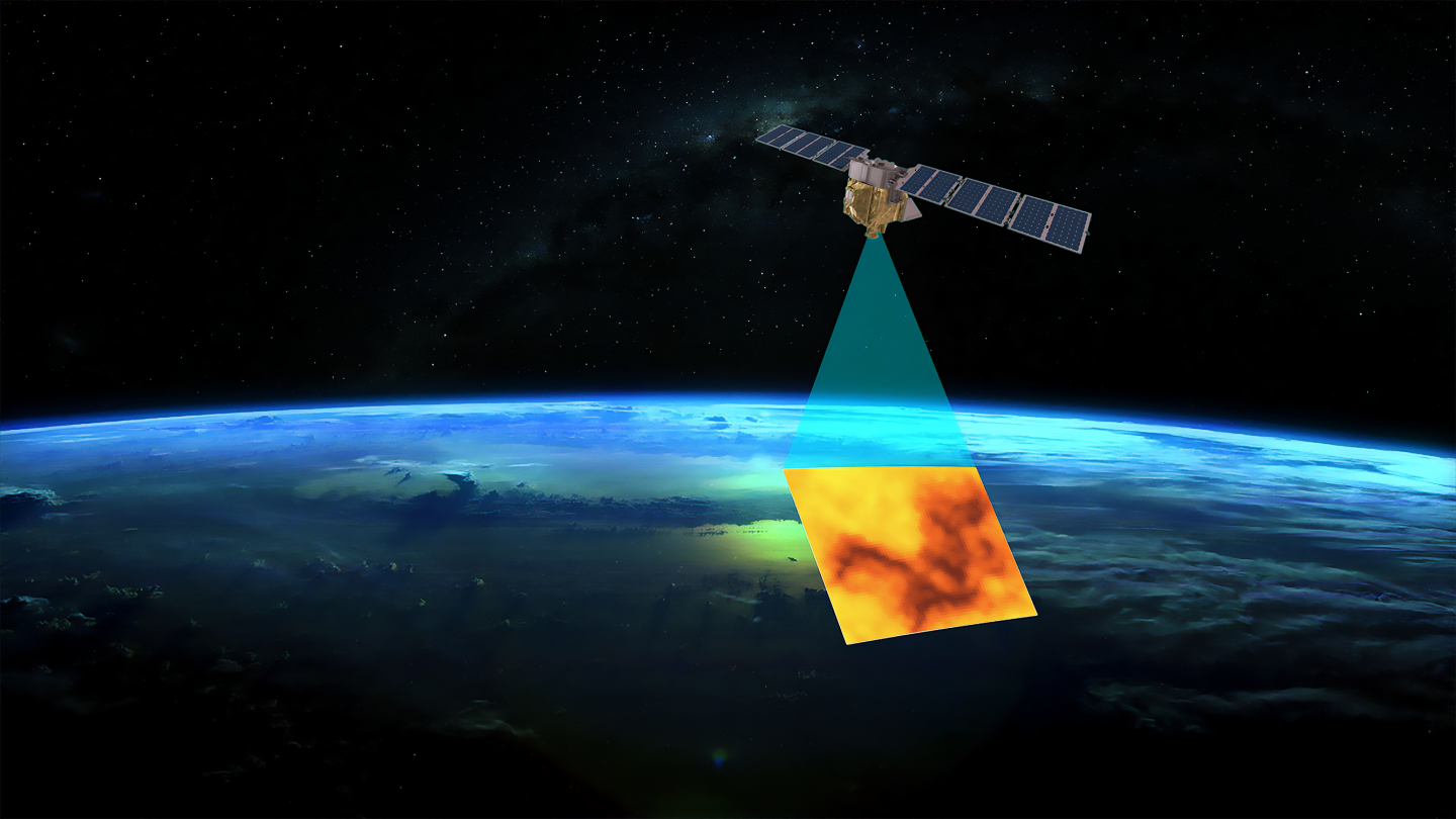 MethaneSAT rendering